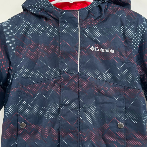 COLUMBIA Puffer Coat INSULATED Reflective SKI Zip Snow Jacket BOYS 2T Toddler - Picture 2 of 11